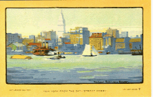 New York From the 34th Street Ferry