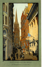 Trinity Church and Wall Street