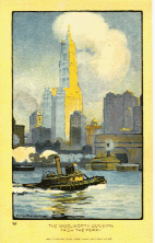 The Woolworth Building From the Ferry